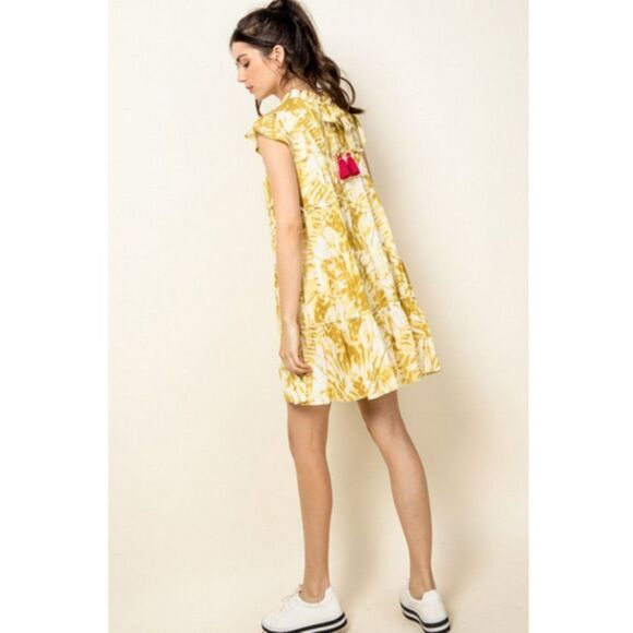 THML Tie Dye Tiered Dress - Picture 3 of 15